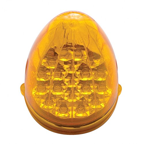 United Pacific 39457 - Truck Cab Light - 19 Led Reflector Grakon 1000 Cab Light - Amber Led/Amber Lens