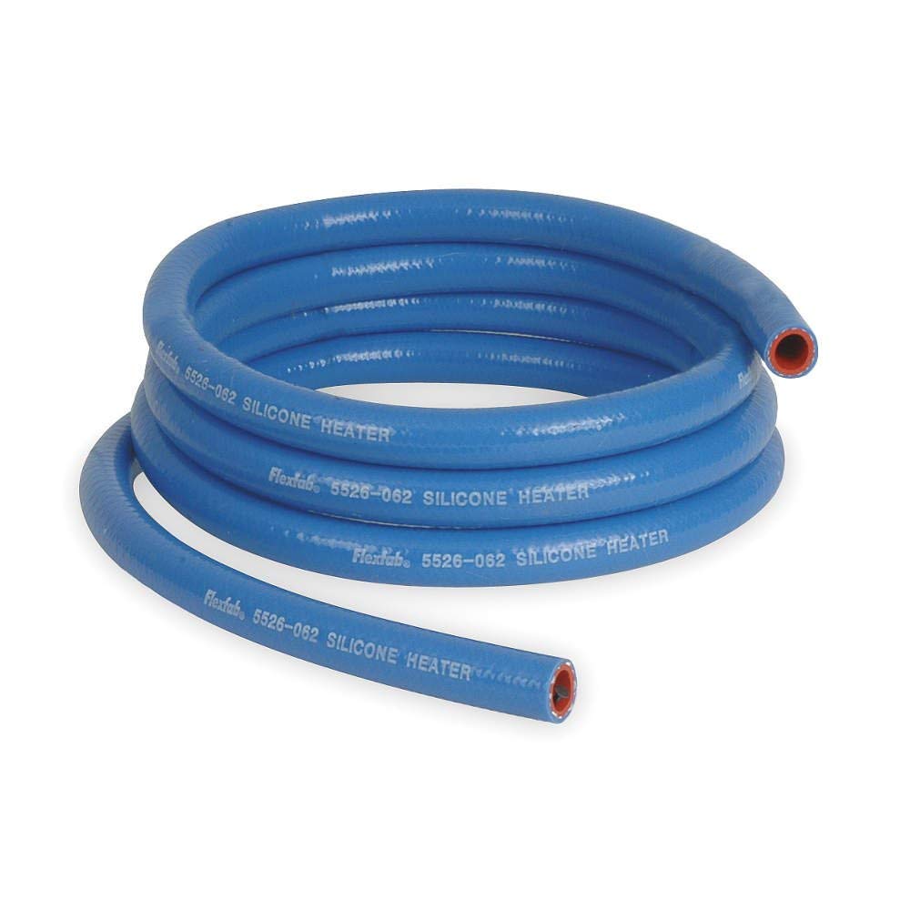 Flexfab 5/8' Blue Silicone Hi-Temp Hose (Made In Usa) (Blue, 10 Feet)