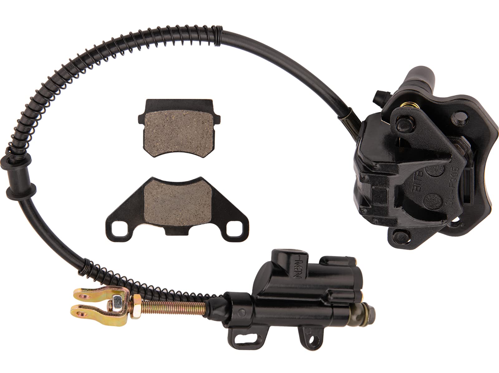 Rear Brake Master Cylinder Caliper For 50Cc 70Cc 90Cc 110Cc 125Cc Chinese Atv Taotao Quad Coolster 3050Hd Four Wheeler