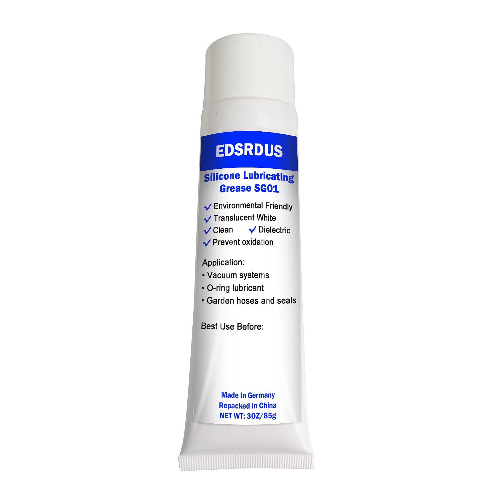 Edsrdus Sg01 Silicone High-Dielectric Grease For Electrical Connectors Valve Waterproof Insulation O-Ring Lubricant 3Oz(85G)