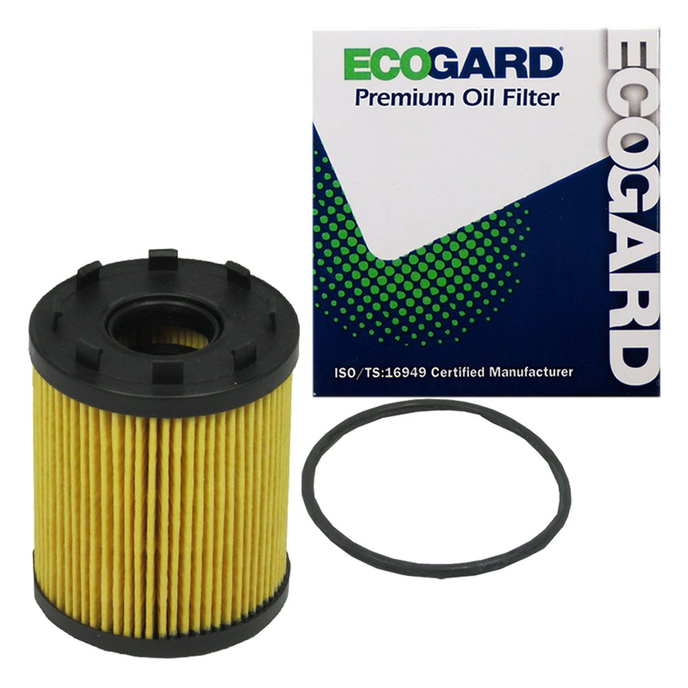 Ecogard X6162 Premium Cartridge Engine Oil Filter For Conventional Oil Fits Fiat 500 1.4L 2012-2019, 500L 1.4L 2014-2020, 124 Spider 1.4L 2017-2020