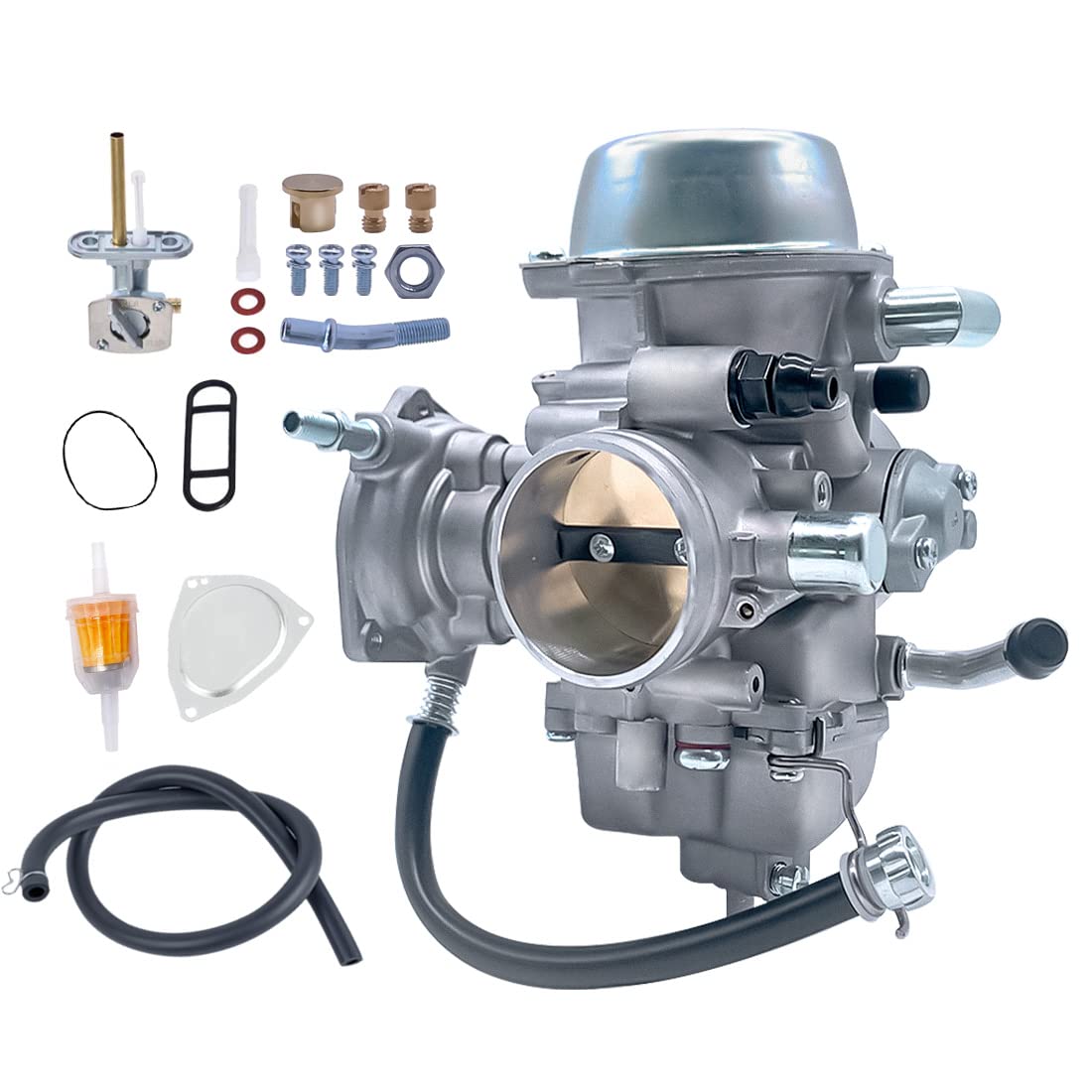 YFM600 Carburetor Kit for Yamaha Grizzly 600/660 with Fuel Switch Valve by Aniro Moto - High Performance ATV Carb Parts