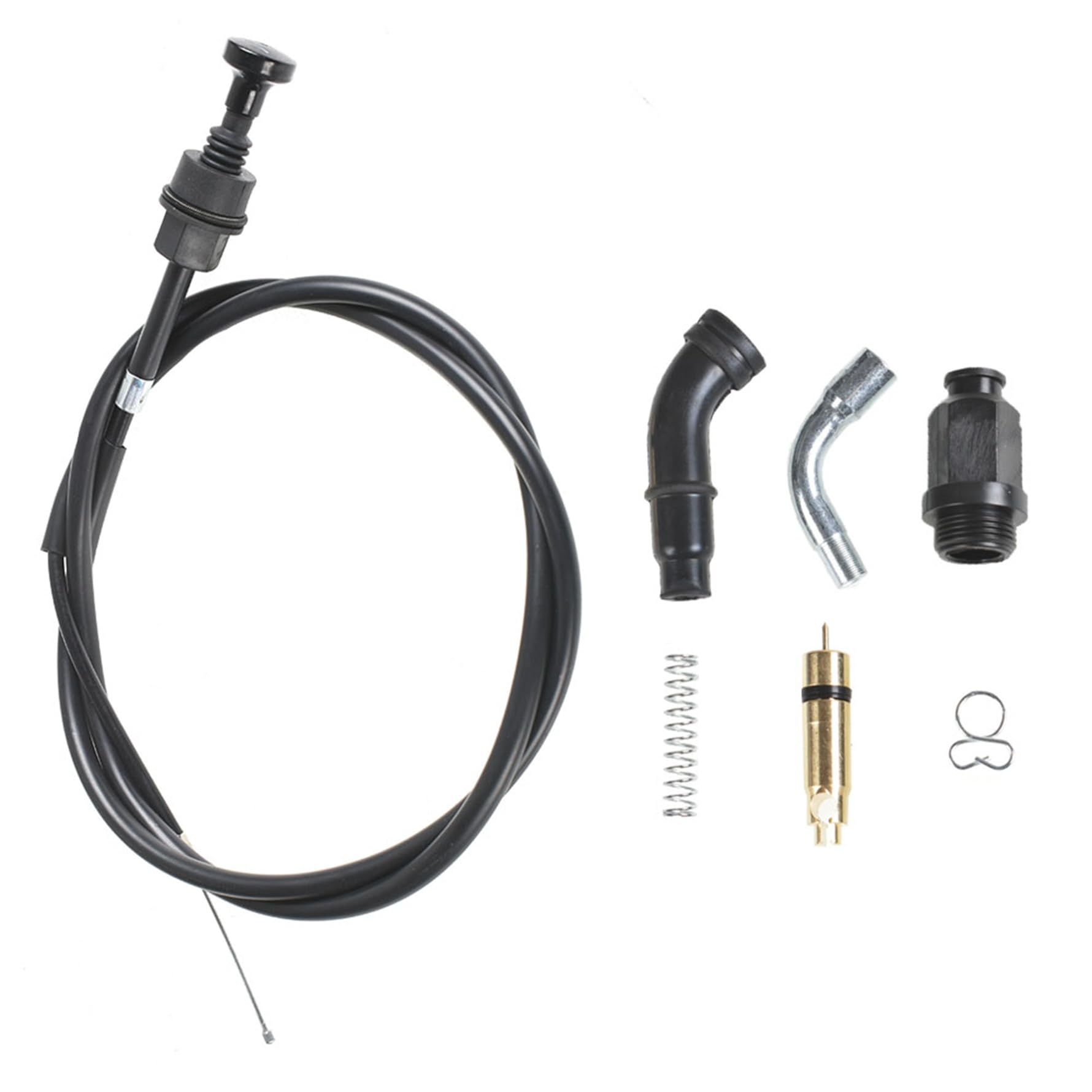 Carburetor Choke Cable & Valve Plunger Kit Replacement For Honda Foreman Rubicon 500 Trx 500 Cable Length 1.27M