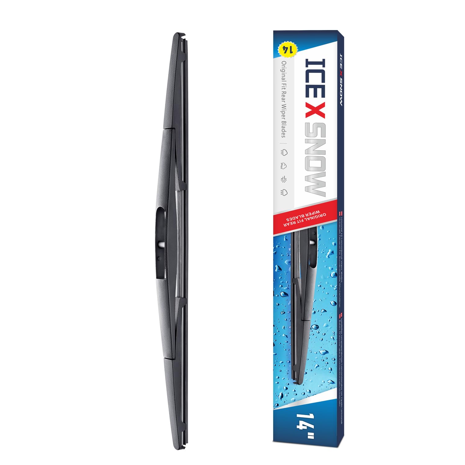 14' Rear Wiper Blade Replacement For Honda Cr-V 2011-2007 Subaru Forester 2022-2006/Outback 2019-2005 Honda Pilot 2020-2016 2008-2003 Back Windshield Wiper Blade-14B/H354