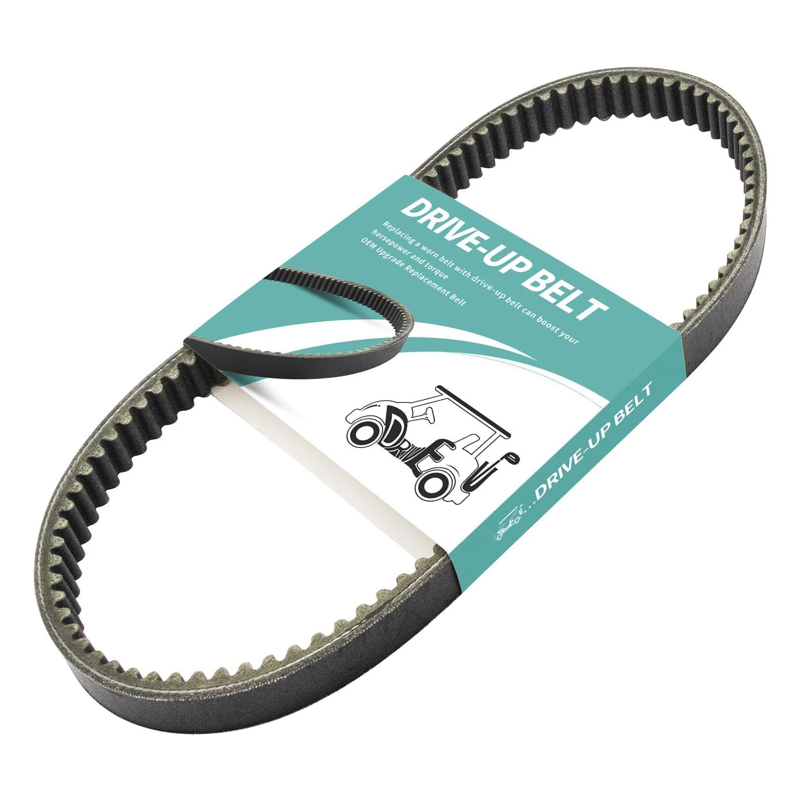 Drive-Up Club Car Drive Belt For 1993-Up Ds And 2004-2014 Precedent Gas Golf Cart Oem 1016203