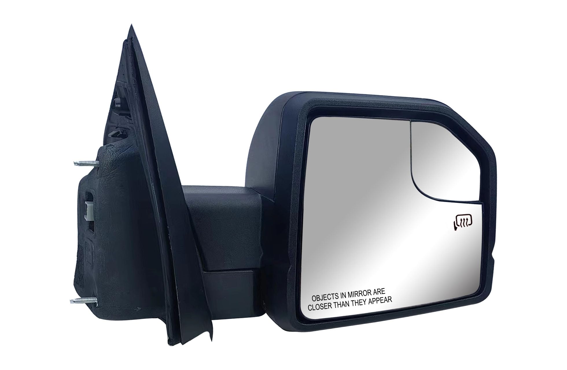 Replacement Passenger Right Side Door Mirror Textured Back Cover Power And Heated With Siginal Light For Ford F-150 Fit Year 2015 2016 2017 2018 2019 2020