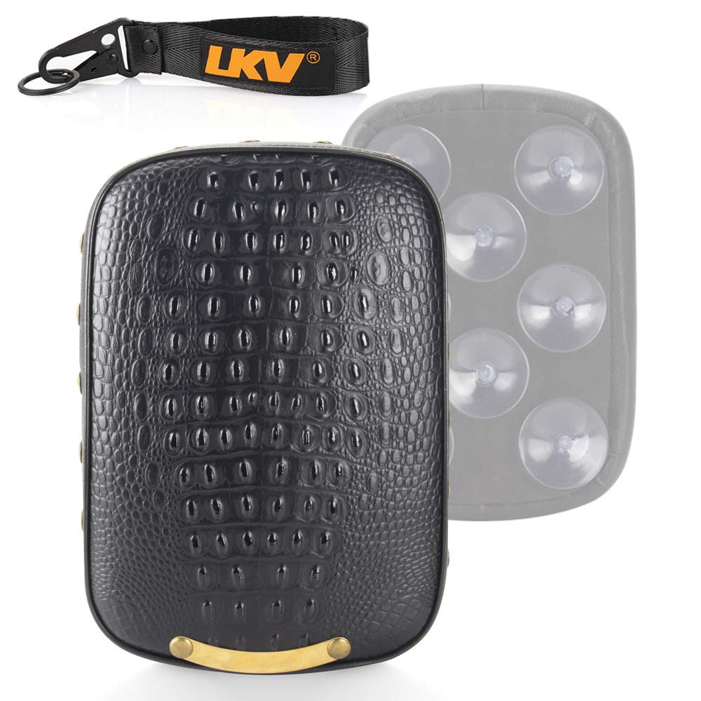 Lkv 10.63' Motorcycle Pessenger Seat - Rear Leather Pillion Pad With 8 Suction Cup Motorcycle Pillion Seat Cushion For Harley Dyna Sportster Chopper