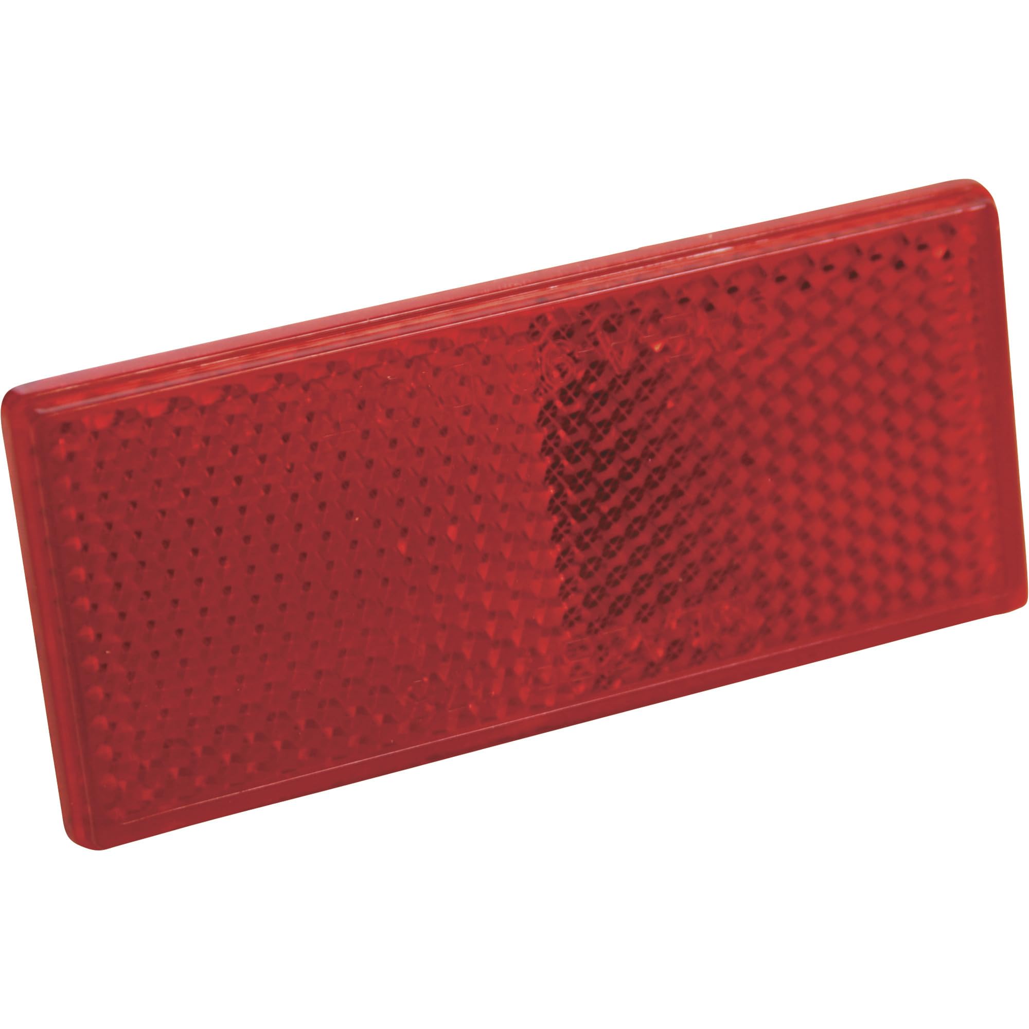 Blazer International B178Srw Rectangular Stick-On Reflector, Red, 2 Pack