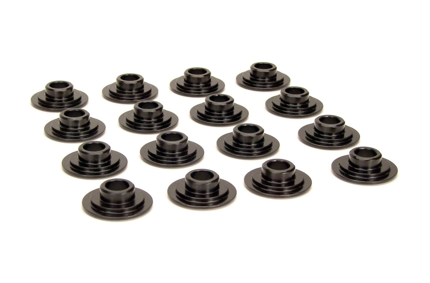 Comp Cams 741-16 10 Degree Superlock Steel Retainer Set Of 16 For 1.500'-1.550' Od Valve Spring , Black