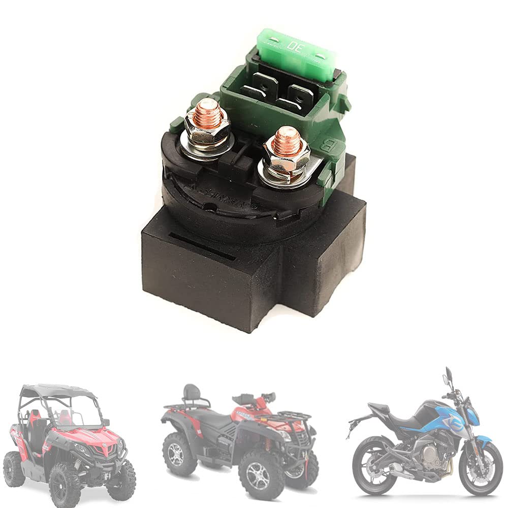 Chikia Cfmoto 500 600 Relay Starter Solenoid Replacement For Cfmoto Cforce Zforce 500 X5 X6 Z5 Z6,Cf188,Uforce Rancher 500 600,650Nk,650Tr Go Kart (2012-2016)