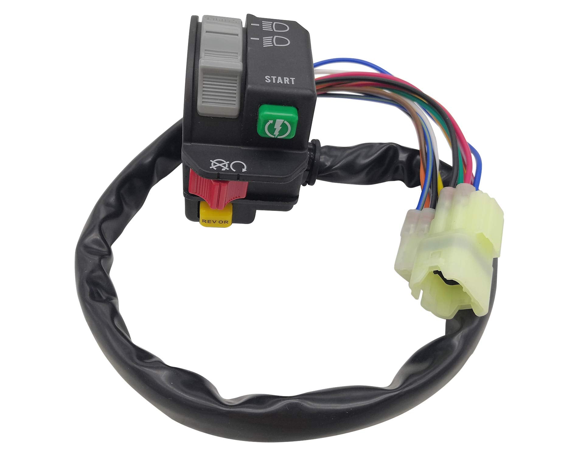 M Mati Left Handlebar Control Switch Start Stop Kill Headlight Button For Can-Am Renegade 500 570 800 850 1000 2007-2016 710004618
