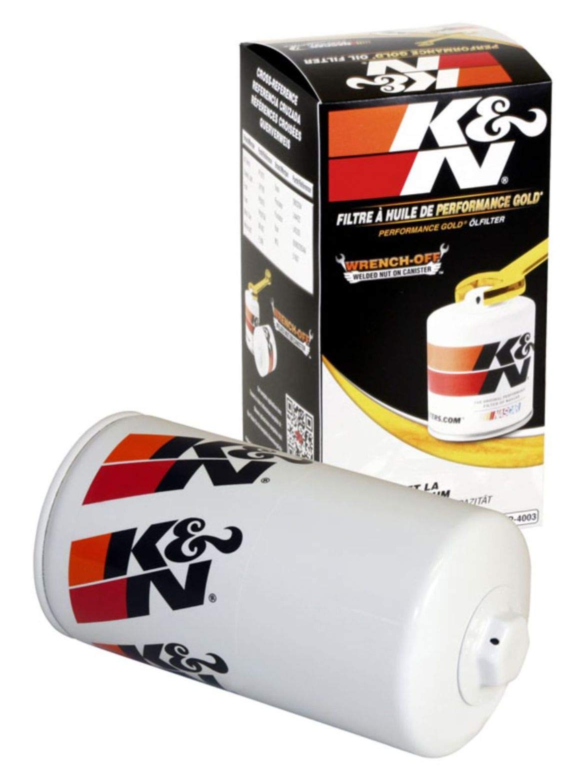 K&N Premium Oil Filter: Protects Your Engine: Compatible With Select 1989-2022 Ram/Dodge/Sterling (Ram, 2500, 3500, 4000, 4500, 5500, D250, D350, W250, W350, Bullet 45, Bullet 55), Hp-4003