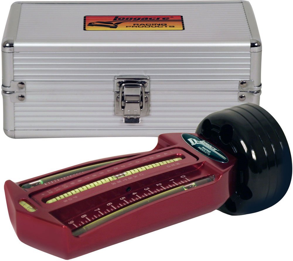 Longacre 52-78272 Billet Caster/Camber Gauge W/Magnet Adap.