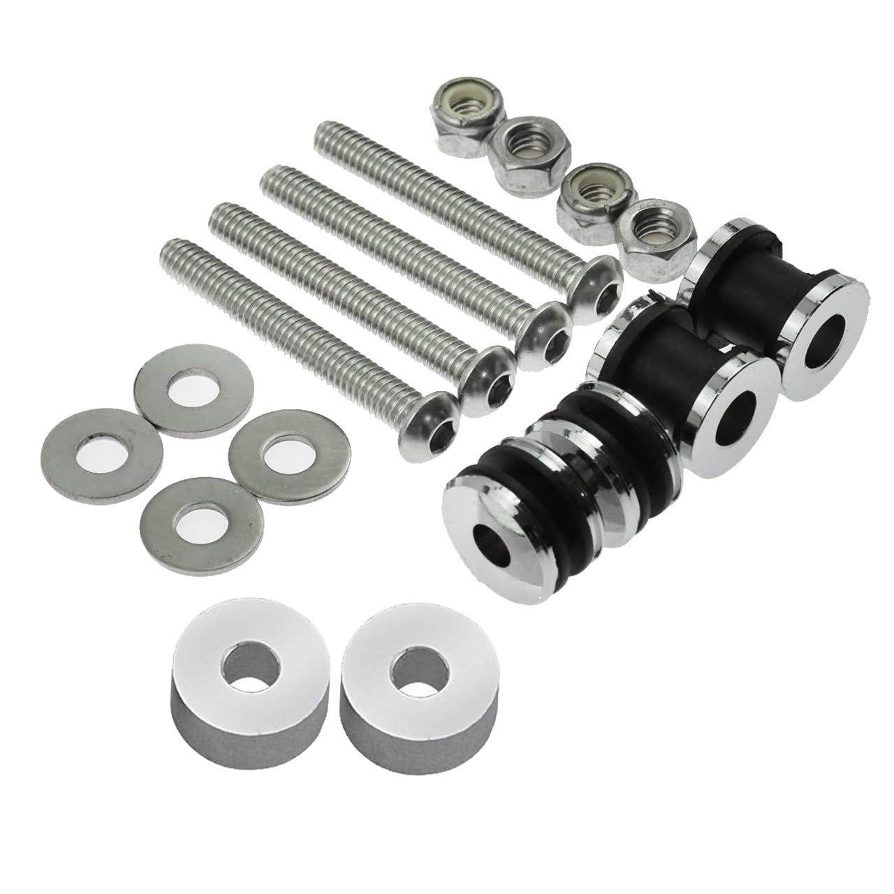 Quick Release Luggage Rack Sissy Bar Docking Hardware Kit Fits For Harley Davidsontouring Flstc Fxstsb Fxsts Fxstc Flstf Fxst Fxstb Flstn 1984-2020