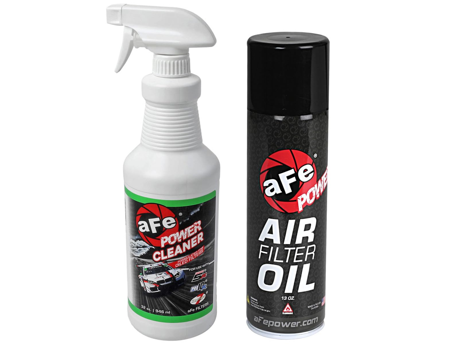 Afe Power Air Filter Large Restore Kit: 32Oz Filter Cleaner And 13Oz Aerosol Filter Oil - Blue, Restores Pro 5R Engine Air Filters, #90-51101L