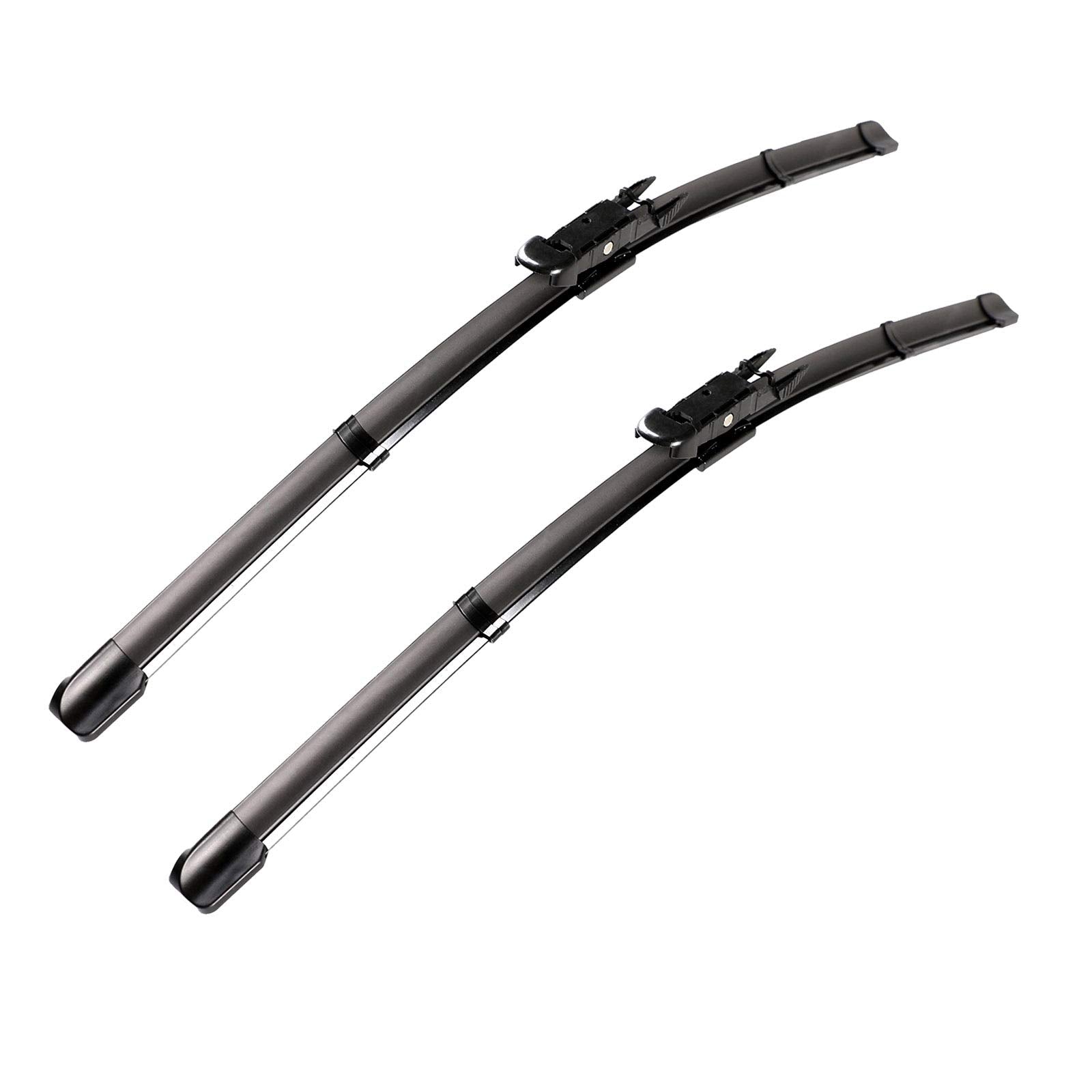 2 Wipers Factory For Ford Explorer 2011-2018 Original Equipment Replacement Front Windshield Wiper Blade - Pinch Tab 26'/22' (Set Of 2) Bb5Z-17528-E, Bb5Z-17528-D
