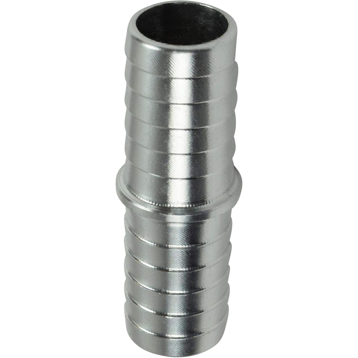 Ict Billet 5/8' To 5/8' Inch Hose Barb Splice Coupler Repair Fitting Adapter Connector Radiator Coolant Intercooler Heat Exchanger Fluid Designed & Manufactured In Usa Bare Aluminum An627-10A