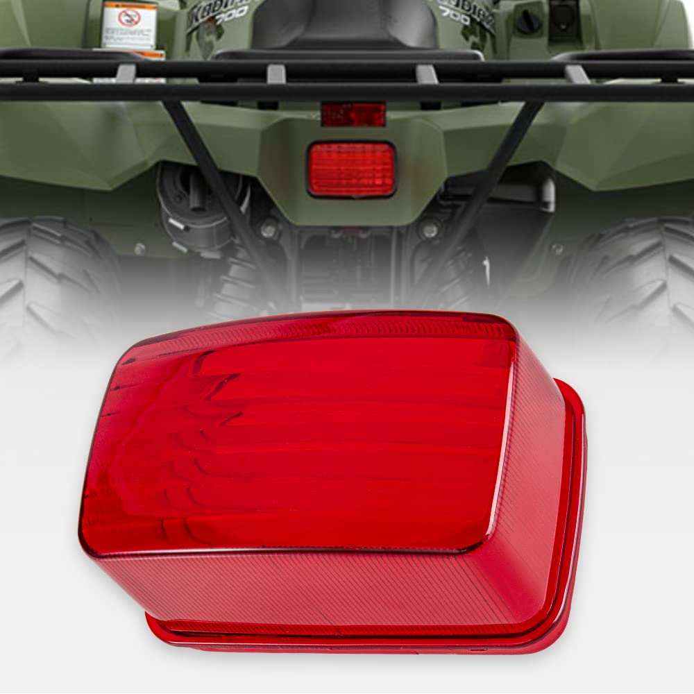 Kicry Atv Brake Tail Light Lens Taillight Brake Stop Lights Cover Compatible With Yamaha Grizzly Big Bear Bruin Kodiak Wolverine Rhino Viking Oem 5Km-8472C-10-00 (Only Lens)