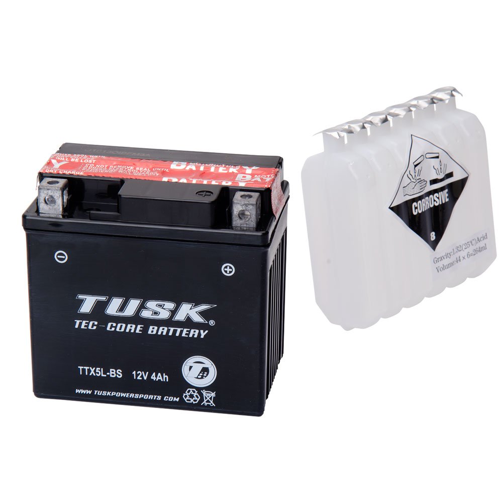 Tusk Tec-Core Battery With Acid Ttx5Lbs Maintenance-Free