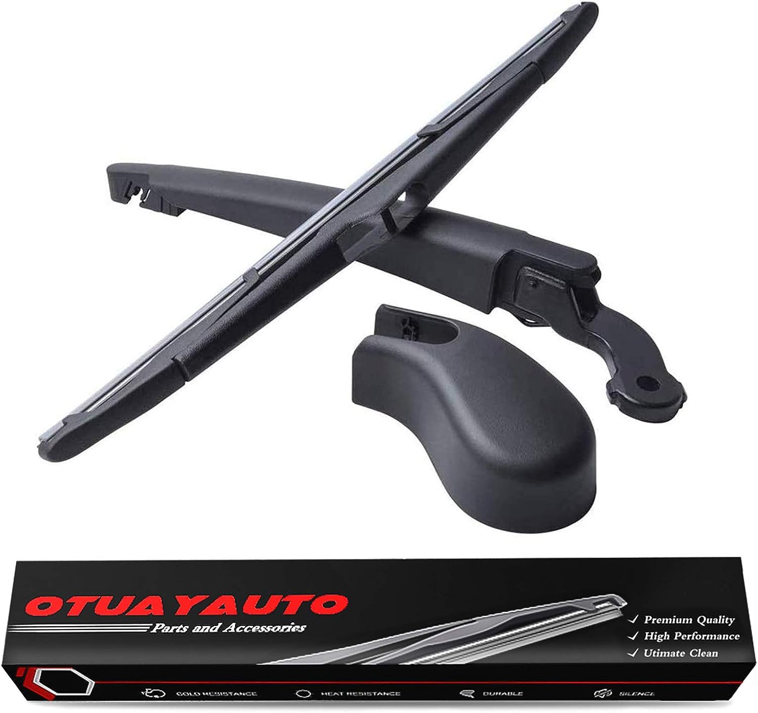 Otuayauto Replacement For Ford Focus 2012-2018 Se St Rs Rear Windshield Back Wiper Arm Blade Set Oem Cv6Z-17526-C