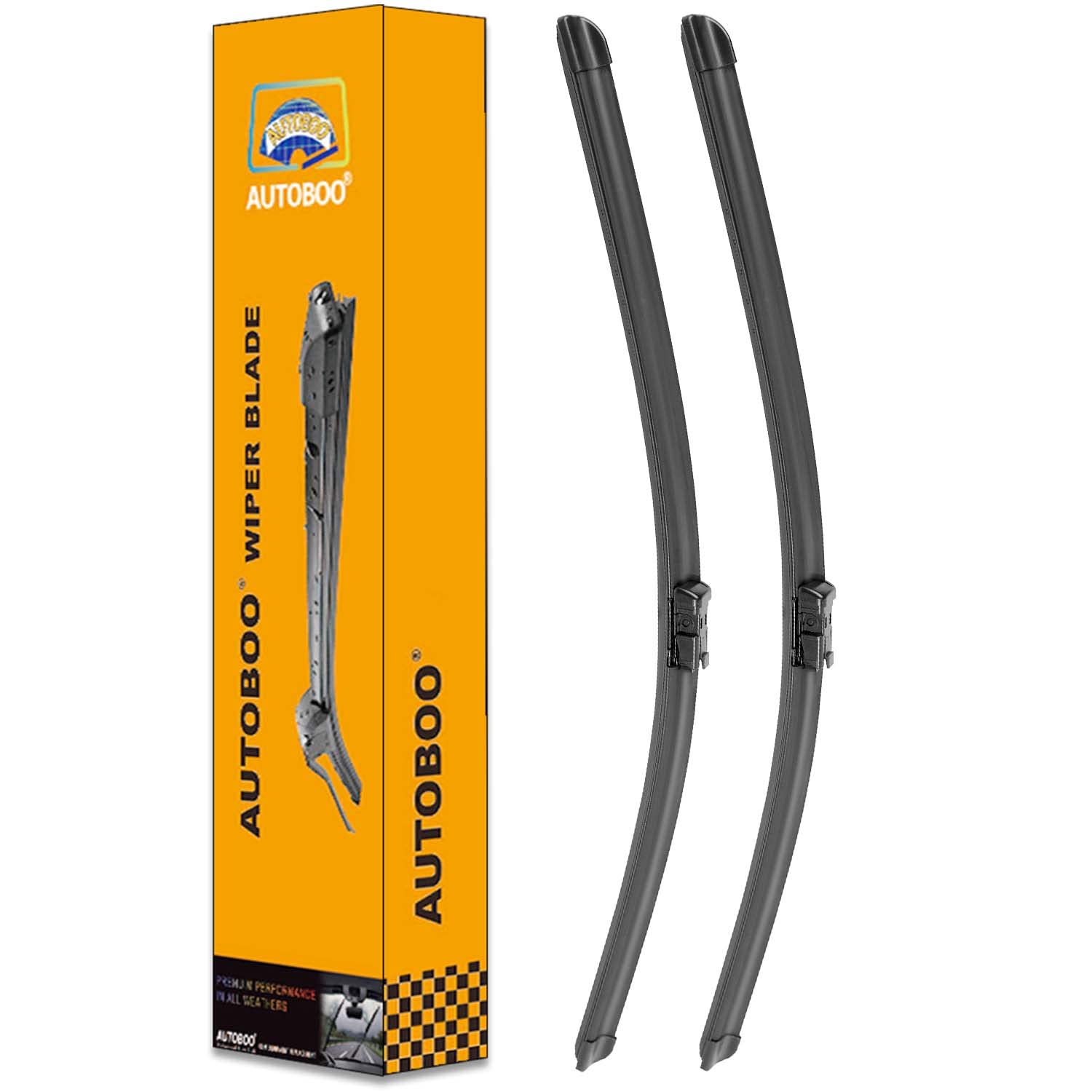 Oem Quality Windshield Wiper Blade For Chevy Silverado Gmc Sierra 2014 2015 2016 2017 2018 -High Performance Original Equipment Front Wipers -Factory Oe Style Set Of 2