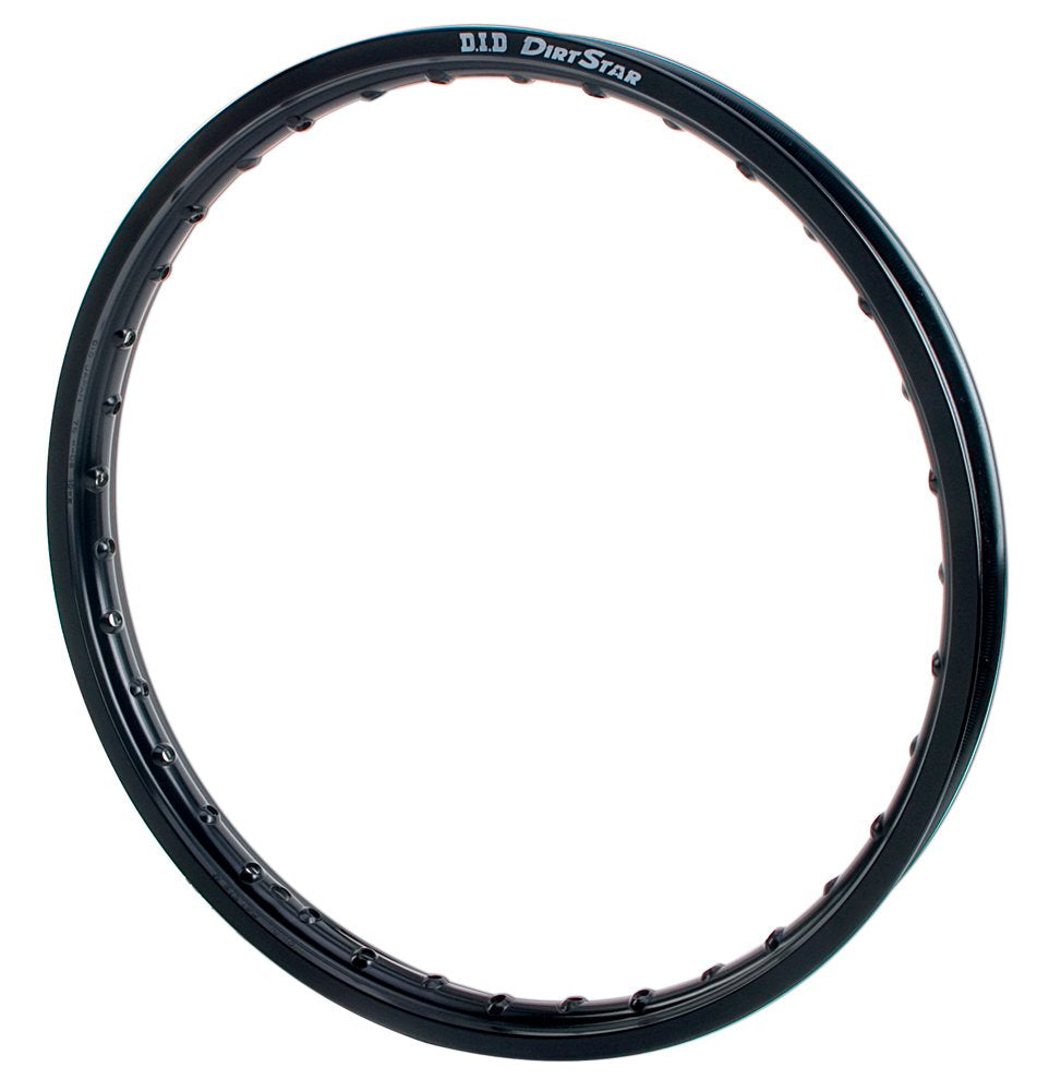 D.I.D (19X140Vb01Y) Dirtstar Black 19' X 1.40' Original Front Rim