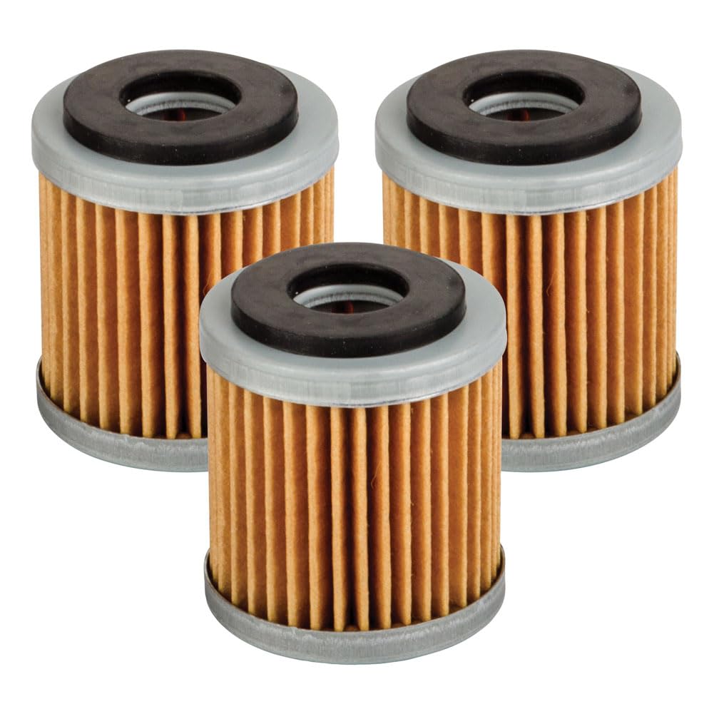 Tusk First Line Oil Filter 3 Pack Compatible With Yamaha Yz250F 2003-2025/Yz450F 2004-2025