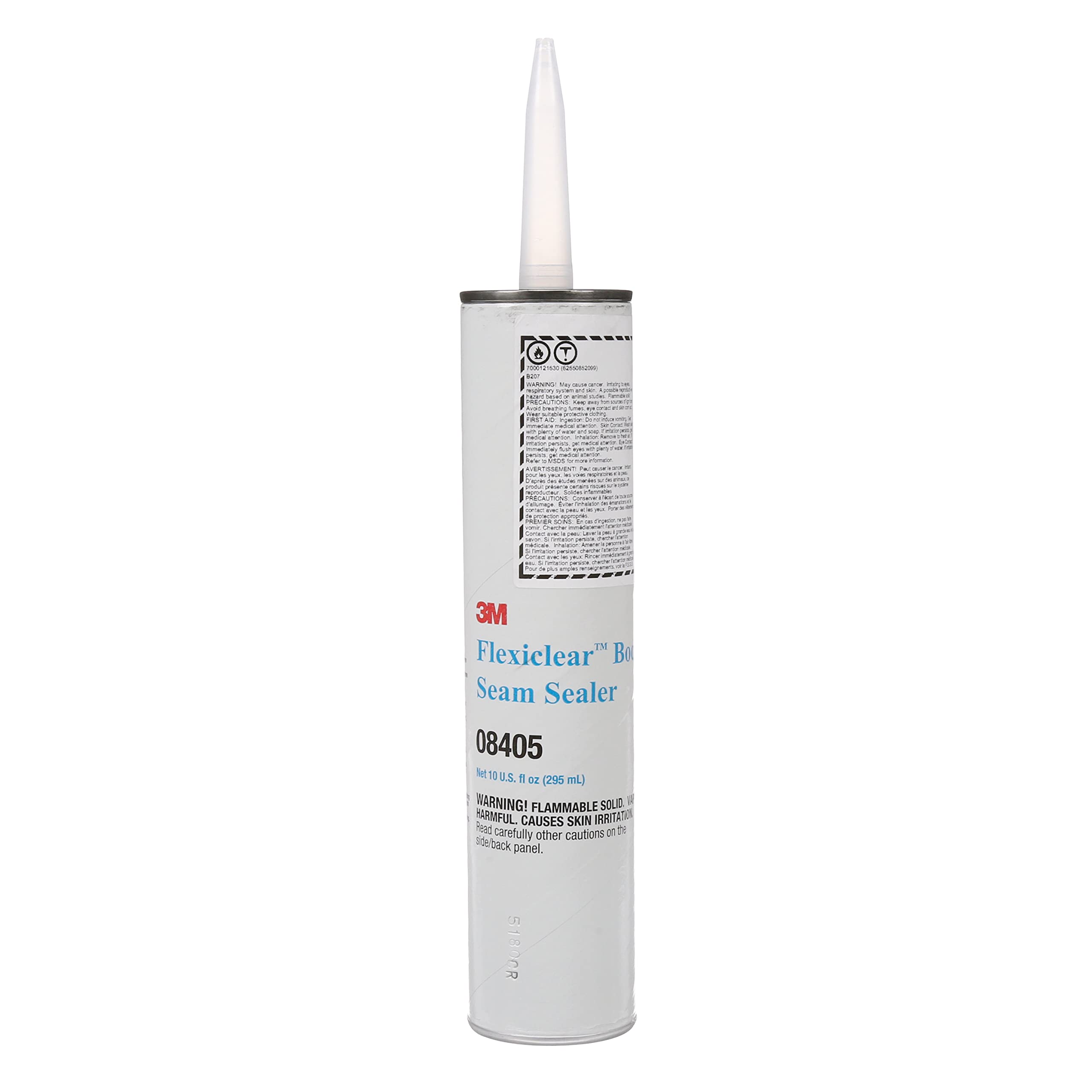 3M Flexiclear Body Seam Sealer, 08405, Medium-Bodied, Low Modular Sealer, 1/10 Gal/10 Fl Oz Cartridge