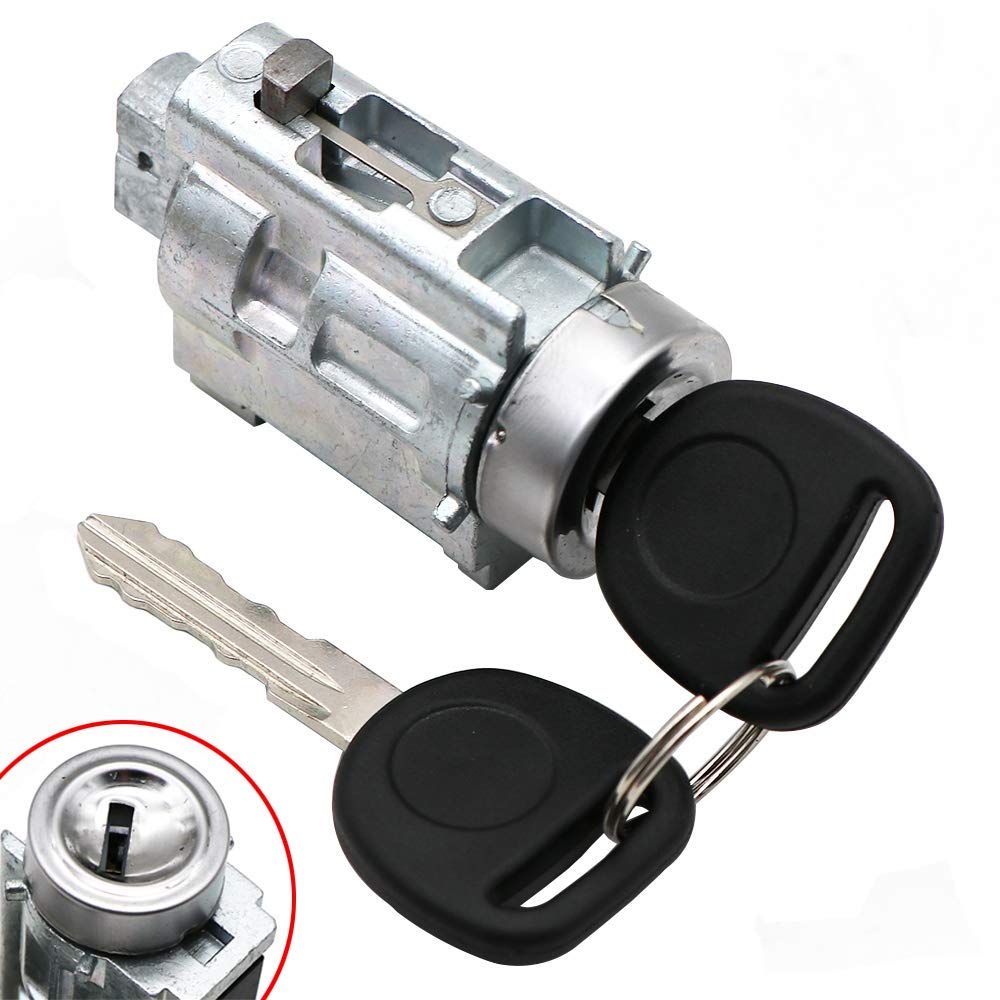 Ignition Starter Switch + Ignition Lock Cylinder W/2 Keys Fits For Chevy Malibu Impala Olds Alero Pontiac Grand Am Repalces Oem 12458191 22599340 10008S