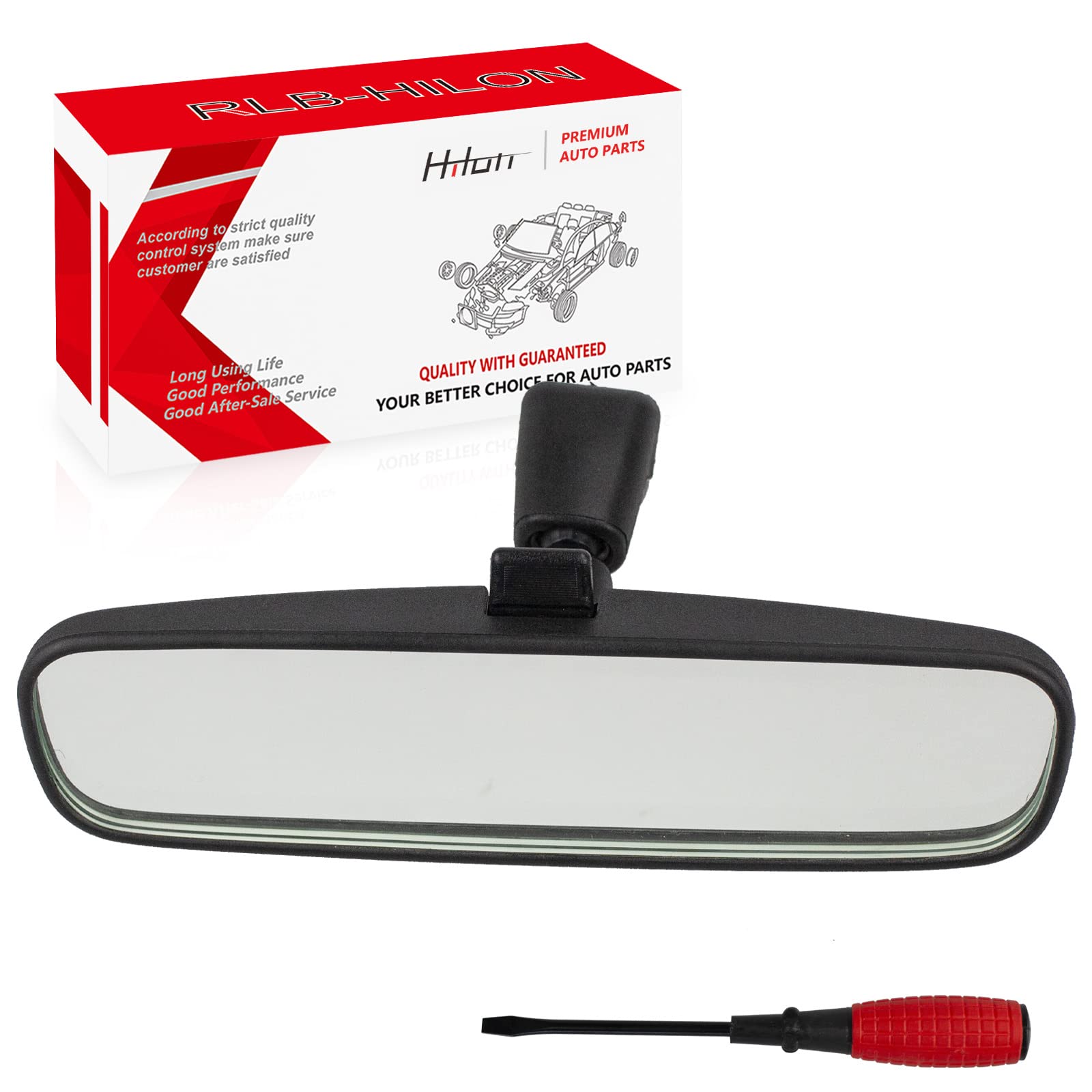Rlb-Hilon Interior Rear View Mirror Compatible With Nissan Rogue Altima Nv1500 Nv2500 Nv3500 Frontier Tiida Sentra And More