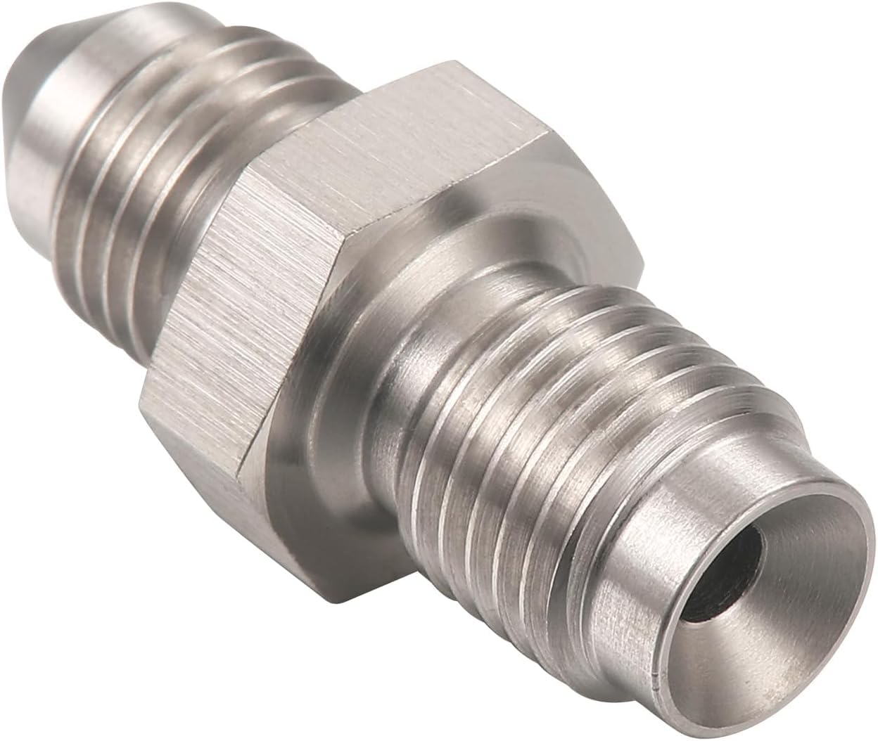 Podavelle 3An Male To 3/8-24 Male Inverted Flare Stainless Steel Brake Adapter Fitting Connector