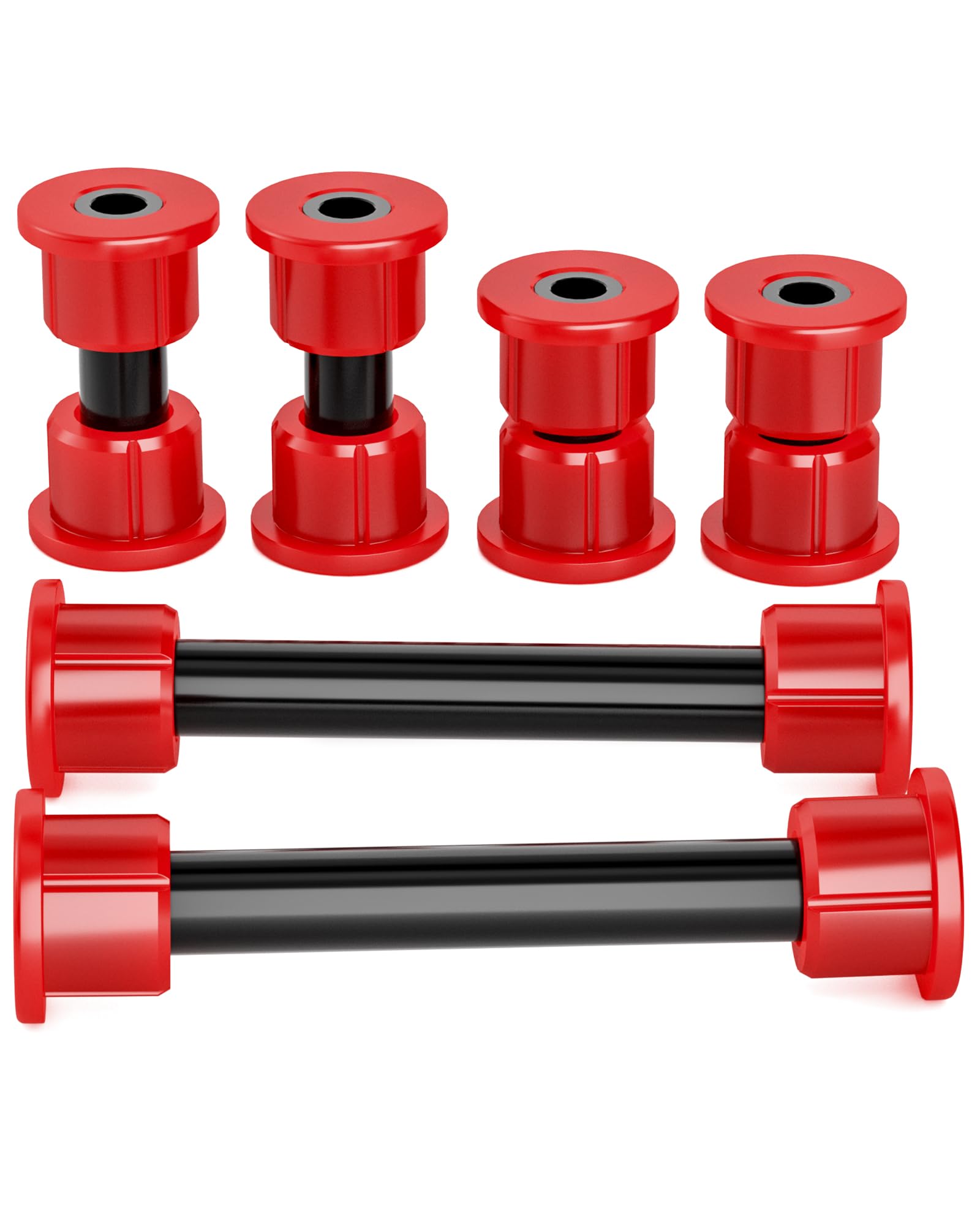 Club Car Precedent Front Bushing Kit, Golf Cart Front Lower Spring & Front Upper A Arm Polyurethane Bushings And Sleeves For 2004-Up Club Car Precedent, Golfcart Suspension Replace Parts 102289901