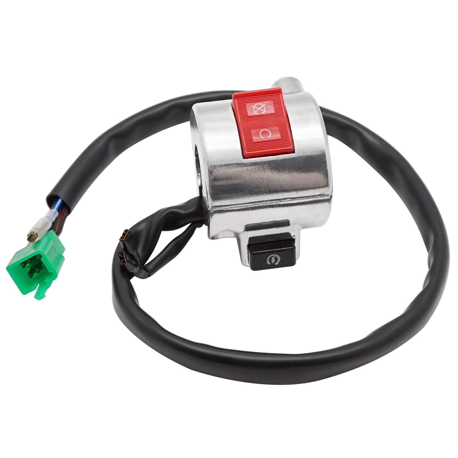 Right Start Stop Kill Control Switch 35013-Mcl-020 Compatible With Honda Shadow Spirit 750 Vt750Dc 2001 2002 2003 2004 2005 2006 2007