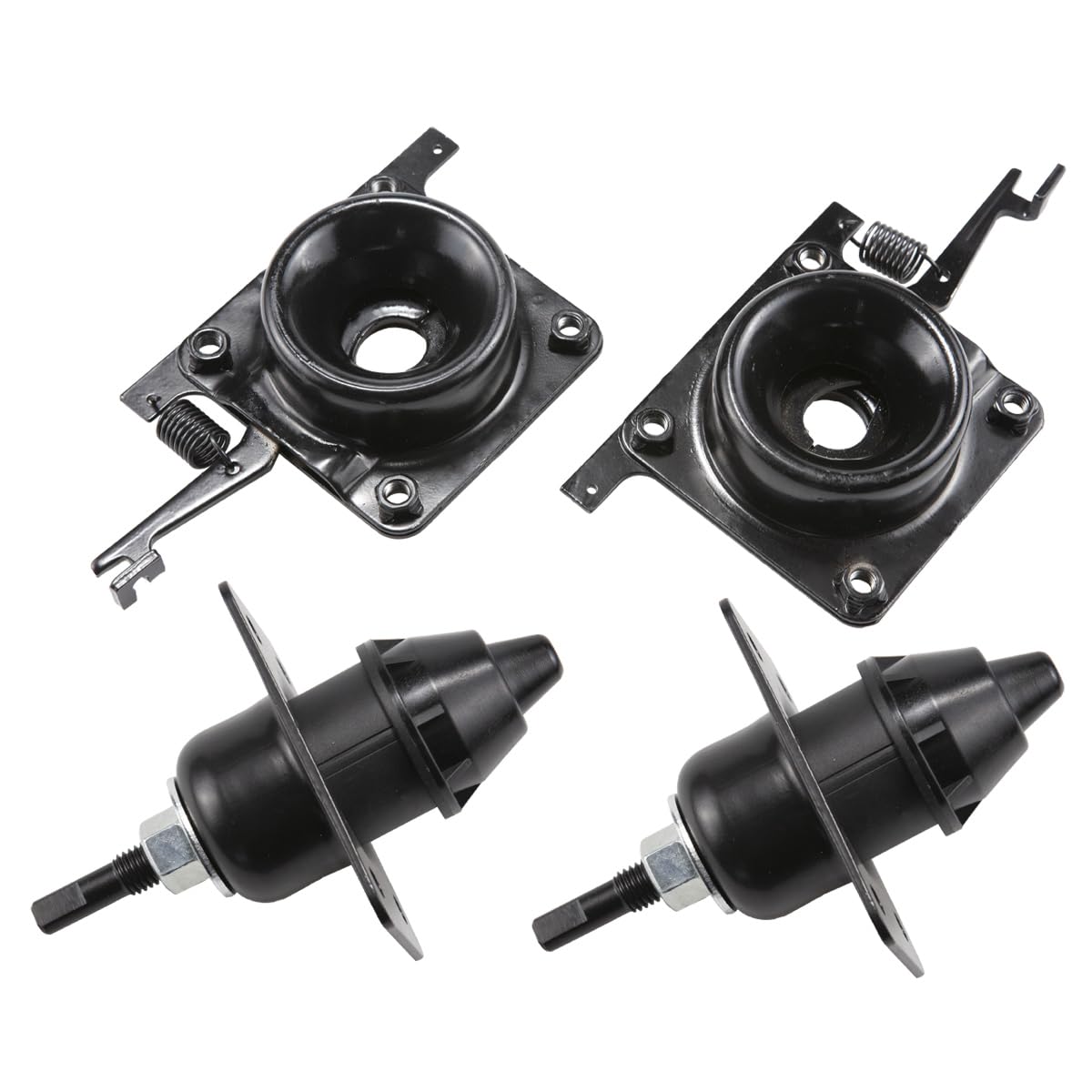 Rlb-Hilon Hood Release Latch Compatible With Volvo Vn Vnl 2004 To 2018 Year, For 20498998 20565619 8074938, 4Pcs Upper & Lower Hood Latches, For Driver And Passenger Side