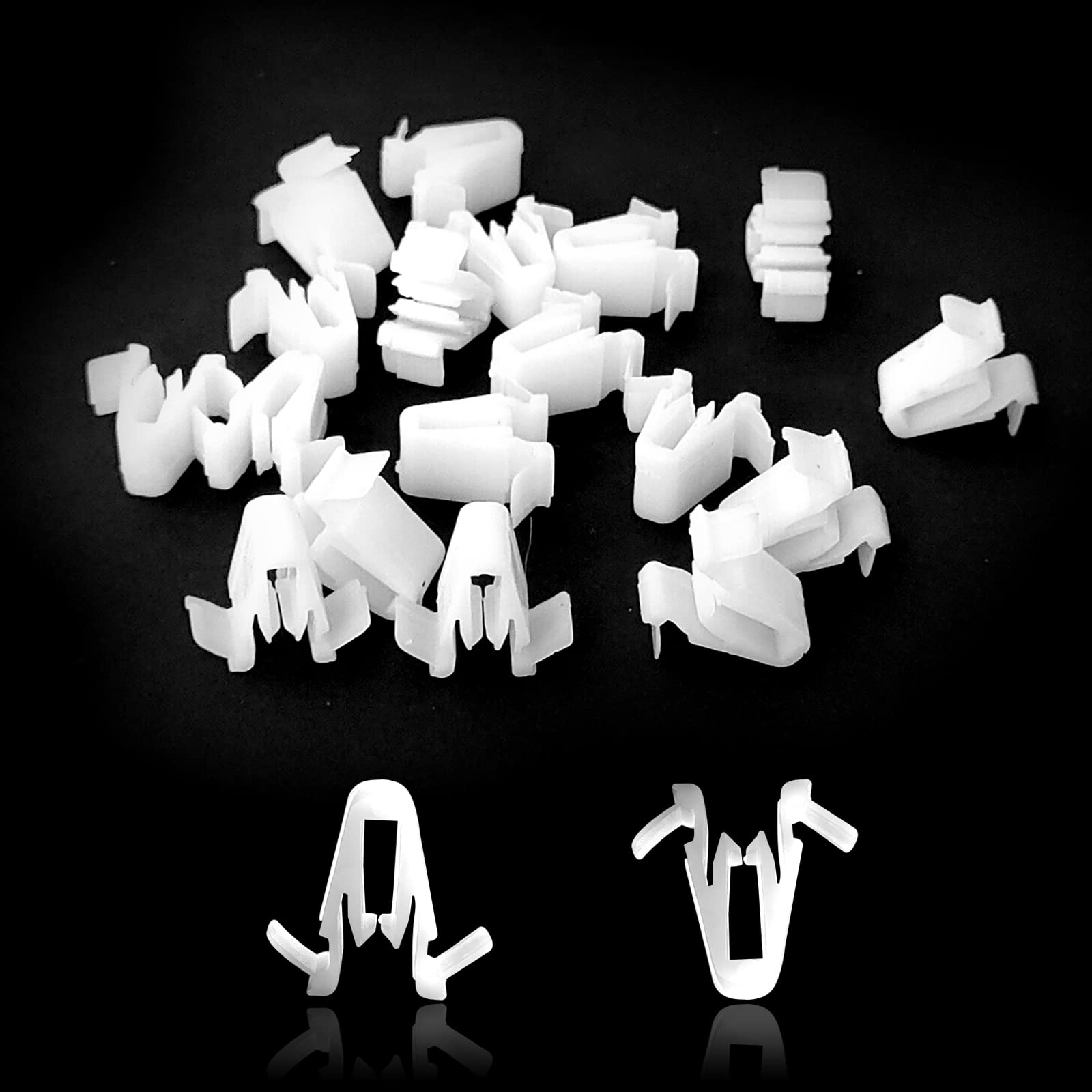 20Pcs Door & Garnish Moulding Clip Compatible With Toyota Lexus 67771-58010 Tundra Tacoma Sequoia Rav4 Land Cruiser Highlander C-Hr Yaris Scion Xd