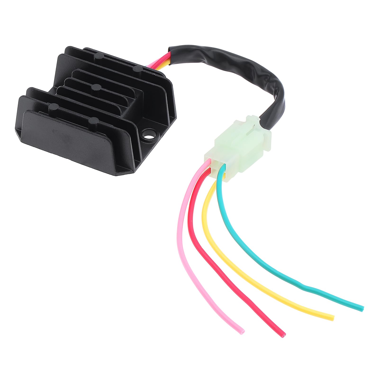 Windance 4 Wires 12V Voltage Regulator Rectifier Replacement For Gy6 125Cc 150Cc 250Cc Motorcycle Scooter Moped Go Kart Atv (1 Piece)