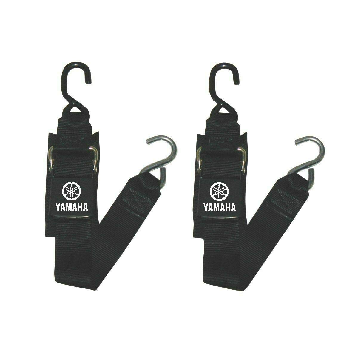 Yamaha Boat Watercraft Pwc 2' X 2' Tie Down Strap Set Pair Black Sbt-Trnsm-Td-08