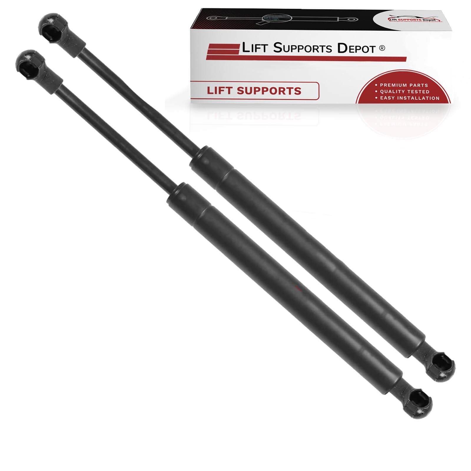 Lift Supports Depot Qty (2) 10Mm Ball Socket 'Quick Release' Lift Supports 20 Inch Extended X 60Lbs Shocks Struts