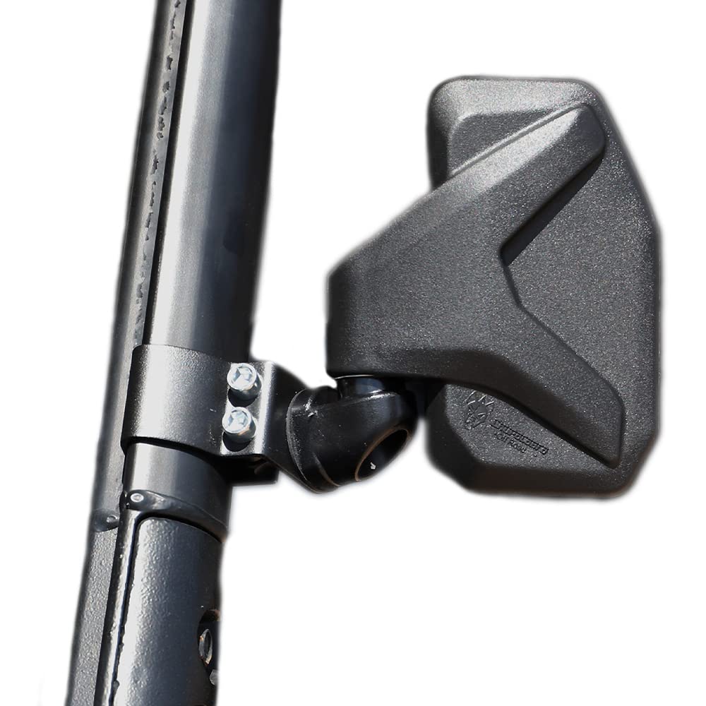 Chupacabra Offroad Rear View Side Mirror For Utv (Pack Of 2) Polaris Ranger Pro Fit/General/Defender Break Away W/Adjustable Arm - (Driver And Passenger Side Utv Mirrors)