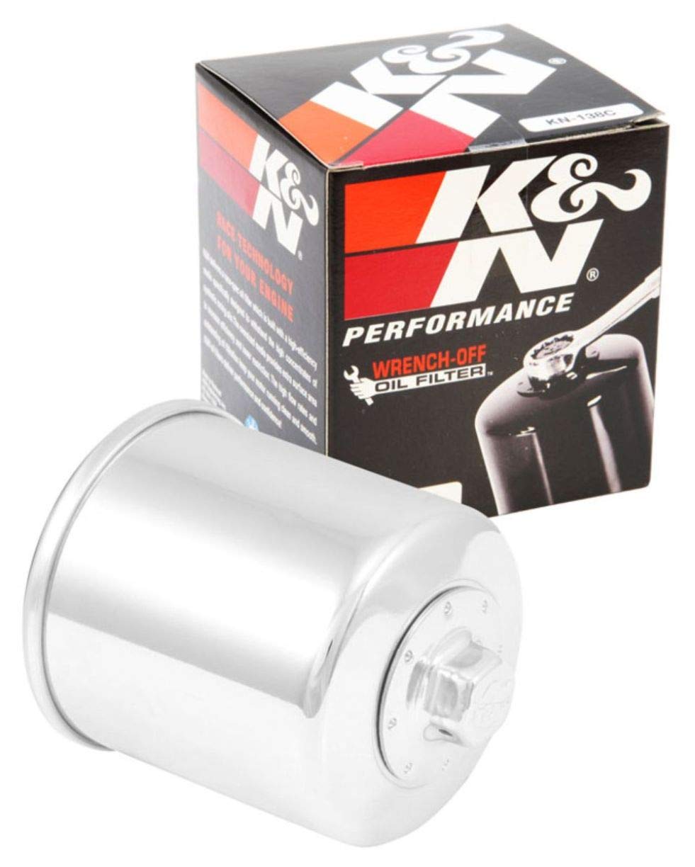 K&N Motorcycle Oil Filter: High Performance, Premium, Designed To Be Used With Synthetic Or Conventional Oils: Fits Select Suzuki Vehicles, Kn-138C
