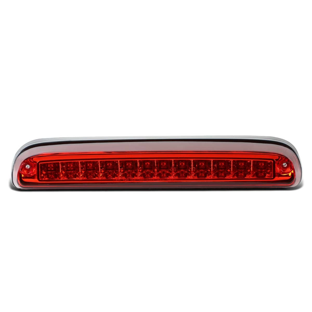 Dna Motoring 3Bl-Fran93-Led-Rd Red Lens Led High Mount 3Rd Third Brake Light [Compatible With 93-11 Ranger / 99-16 F250-F550 Sd / 01-05 Explorer Sport Trac / 94-10 B2300-4000]