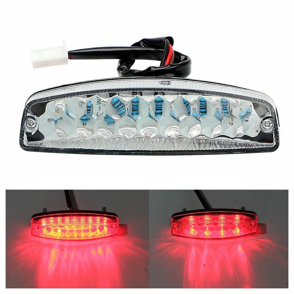 Harifoger Led Rear Tail Brake Lights For 50Cc 70 Cc 90Cc 110Cc 125Cc 150Cc 4 Wheeler Taotao Sunl Jcl Kazuma Coolster Roketa Chinese Atvs Quad Baja Jonway