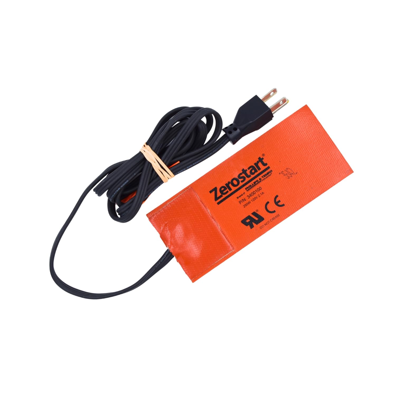 Zerostart 3400100 Silicone Pad Heater Engine Oil, Transmission Fluid, Reservoir And Hydraulic Fluid Heater, 2¾' X 6½' | 120 Volts | 250 Watts