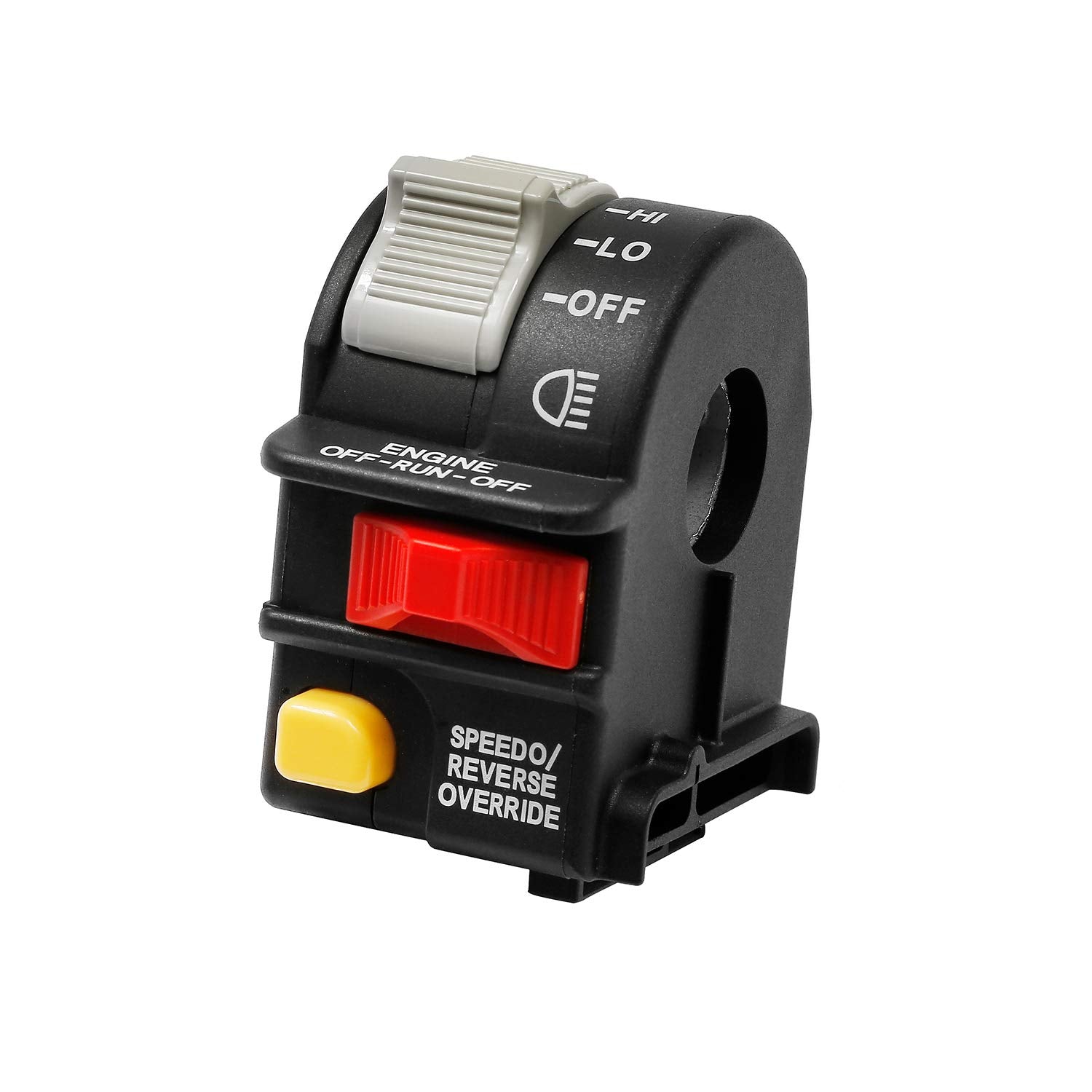 Handlebar Headlight Switch Hi/Lo/Off Beam Light/Kill/Stop | For 2001-2005 Polaris Sportsman 400 500 700 Magnum 325 330 Scrambler Xpedition Trail Boss Atp | Replaces# 4010591, 4010560, 4010422