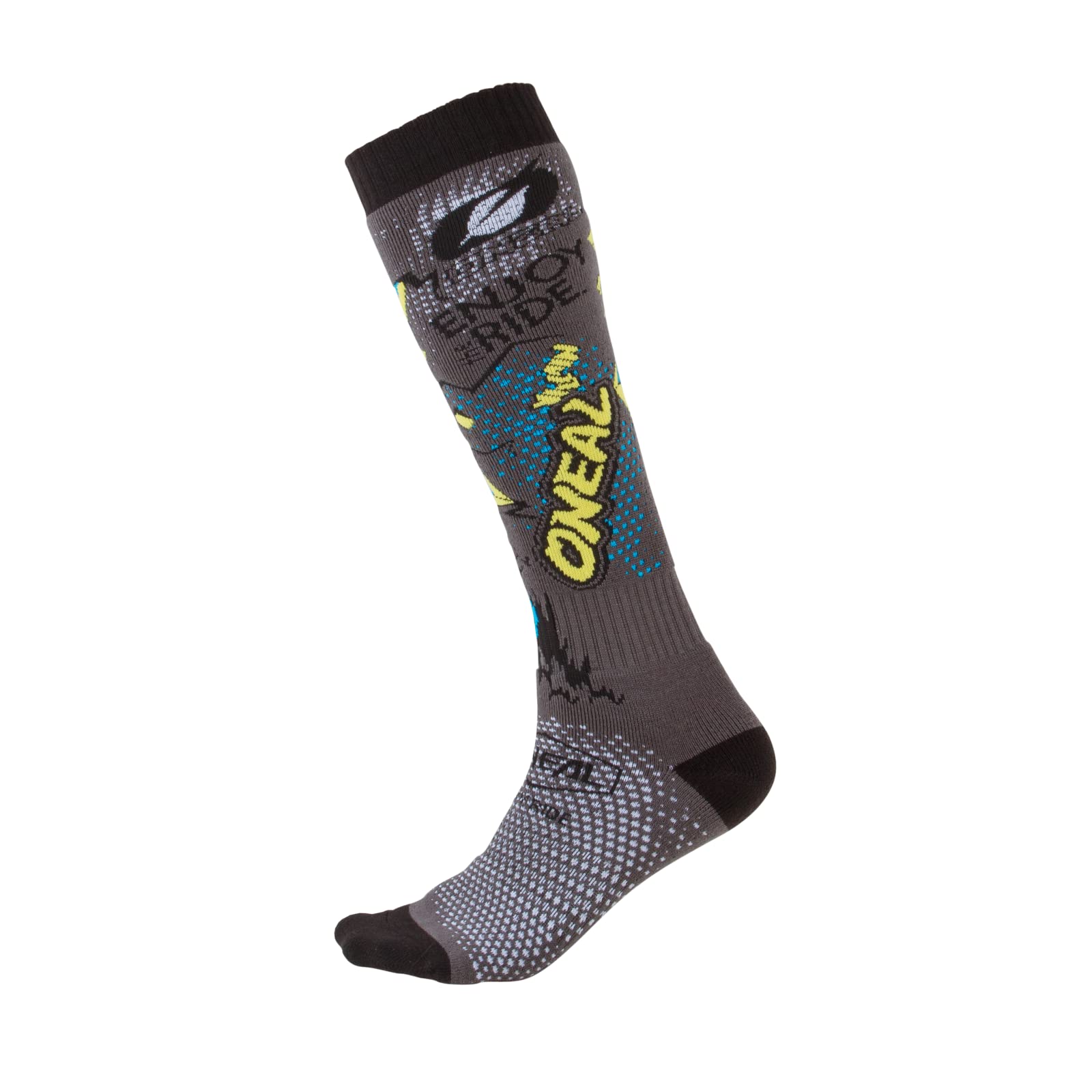 Oneal 2021 Pro Mx Villain Socks - Grey 0356-743