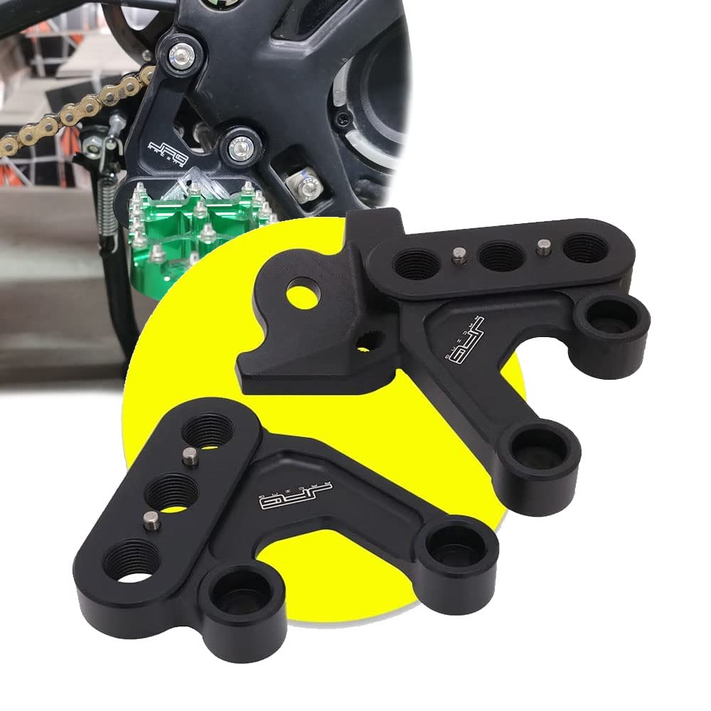 Jfg Racing Foot Peg Brackets For Surron Light Bee,Cnc 6061 Aluminum Pedal Bracket For Electric Dirt Bike Sur Ron Light Bee S/Sur Ron Light Bee X/X160/X260-Black
