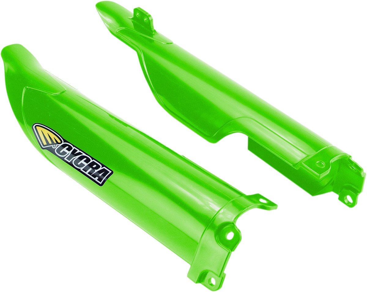 Cycra Fork Guards Green For Kawasaki Kx250F Kx450F Kx 250F Kx 450F 2009-2013