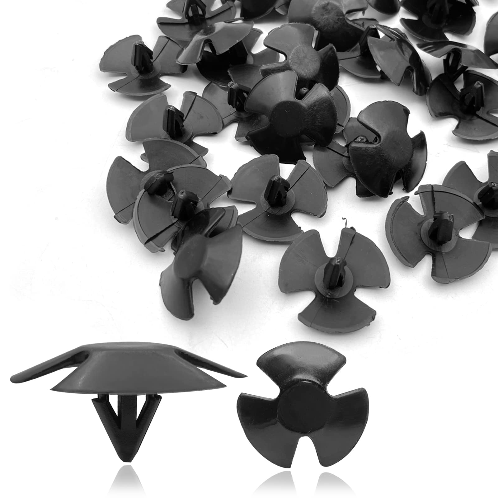 20Pcs Hood Insulation Retainers Push-Type Retainer Clipsreplacement For Chrysler Jeep Dodge Ram Cherokee Grand Cherokee - Replace Oem 4878883Aa Lh Lhs Nylon Clip Fasteners Push Type Push Pin Screws