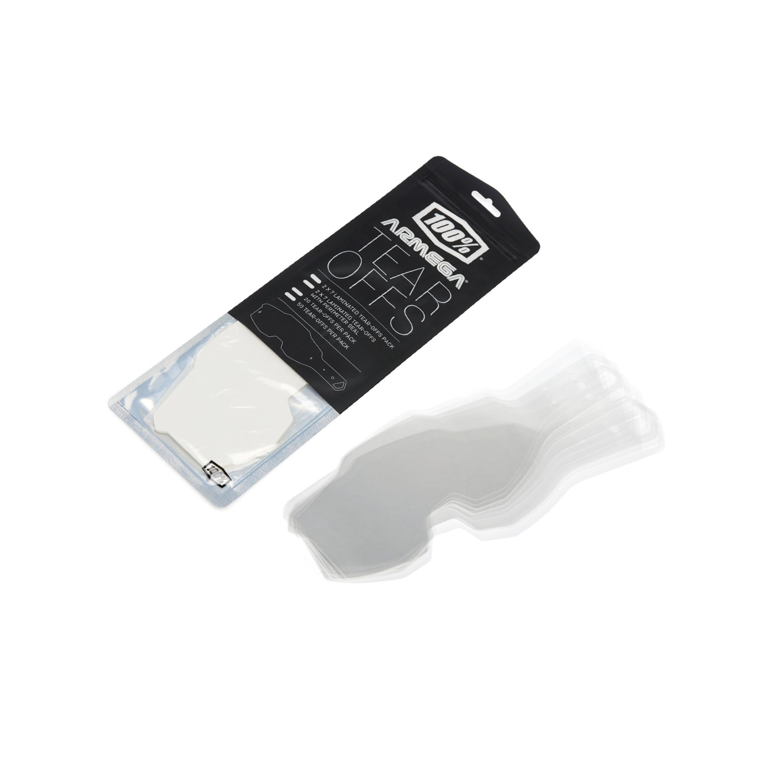 100% Armega Standard Tear-Offs 50 Pk