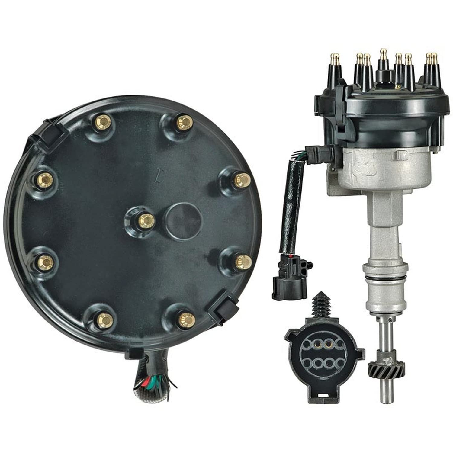 New Distributor Compatible With 1988-1997 Compatible With Super Duty F250 F350 E250 E-350 7.5 V8 460, Replaces E7Te 12127-Bc, E7Te 12127-Bd, E8Te 12127-Ca, E8Tz 12127-Bc